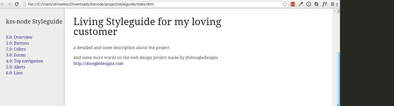 kss-node_styleguide-basic KSS Node Basic Styleguide