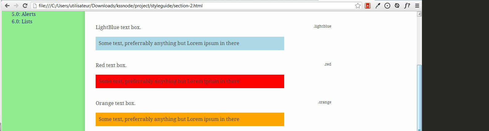 kss-node_styleguide-colors KSS-node generated style guide