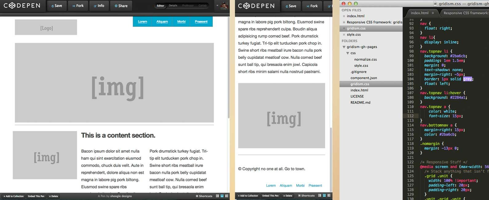 gridism demo gridism demo